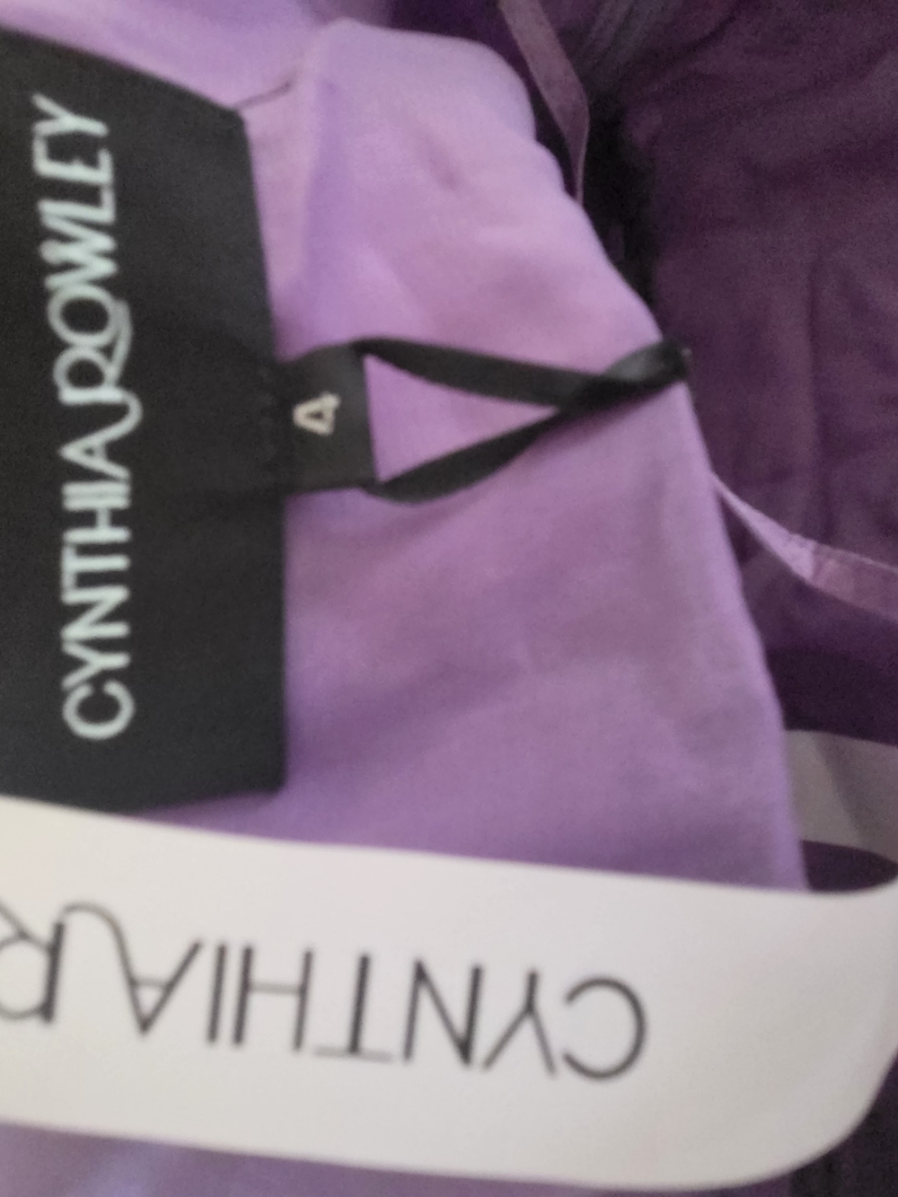 Cynthia Rowley Lavender Ruffle-Tiered Spaghetti Strap Dress - Picture 7 of 8